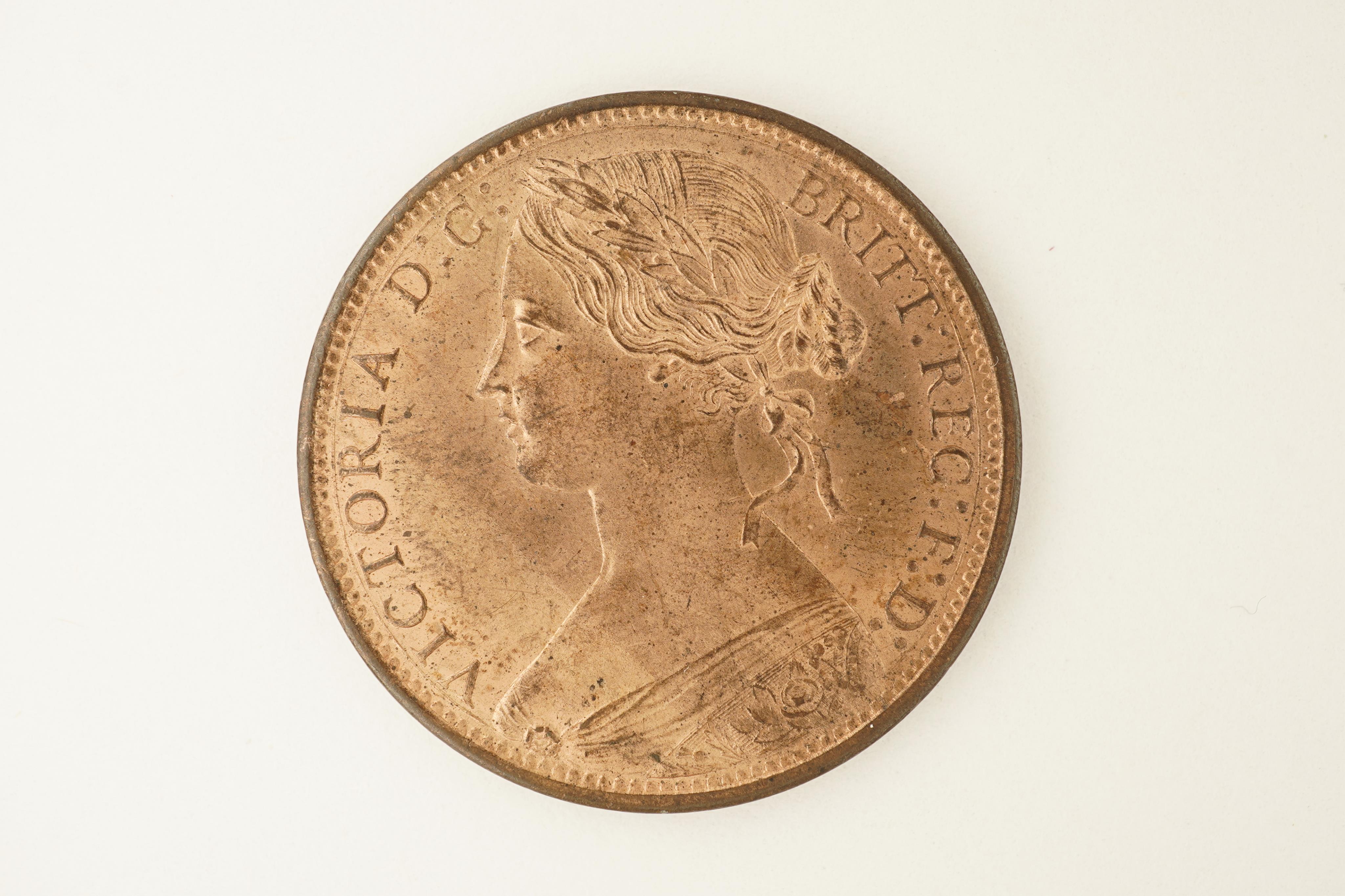 British coins, Victoria, bronze penny, 1865, Fr. 50, Gouby dies J/g, crisply struck, good EF, near full lustre, scarce in this grade